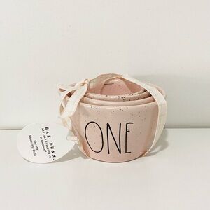 Rae Dunn Pink With Speckles Measuring Cup Set